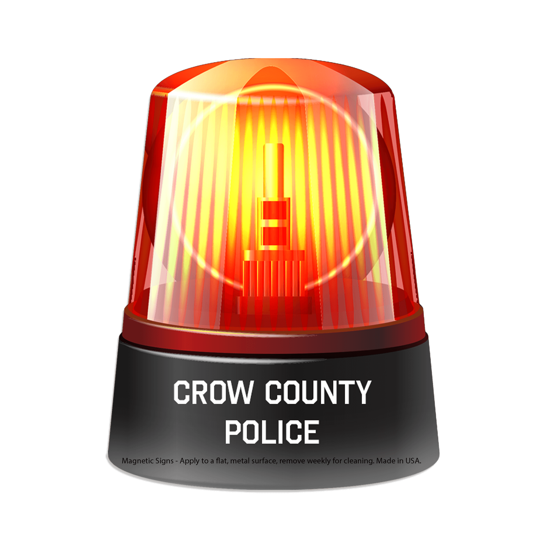 1-10 Sq. Inch Outdoor Custom 30 Mil Magnet                            